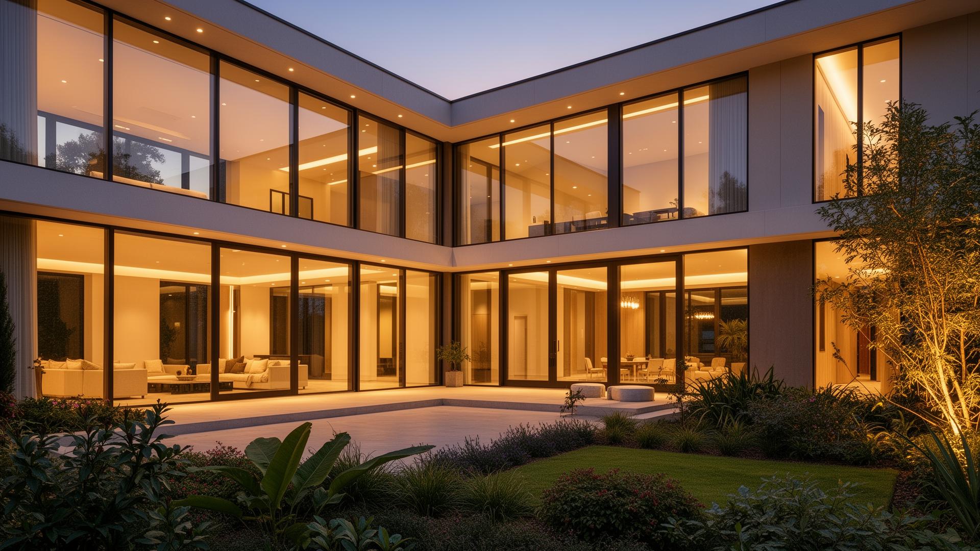 Modern home with premium windows and doors